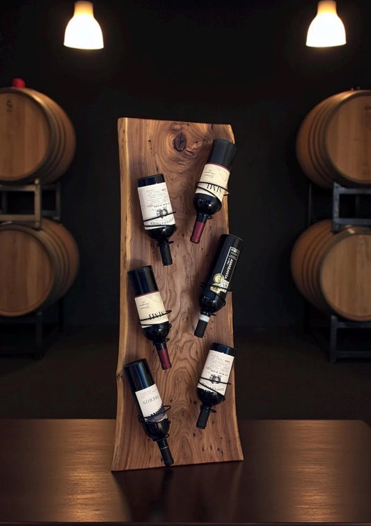 Wall Wine Rack (6-Bottle)  ( Free Shipping 20+ countries )