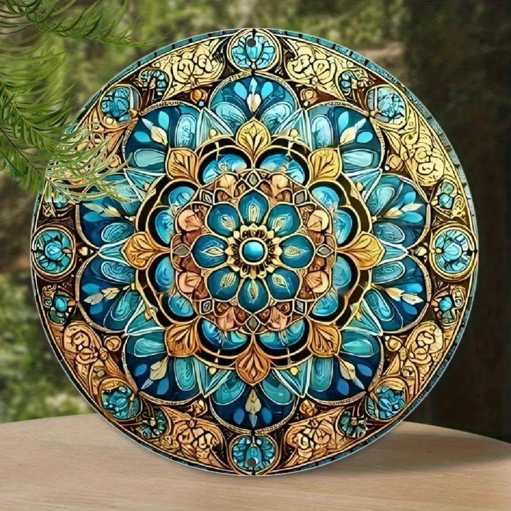 Tequila podávaná tu - Vintage okrúhly plechový nápis