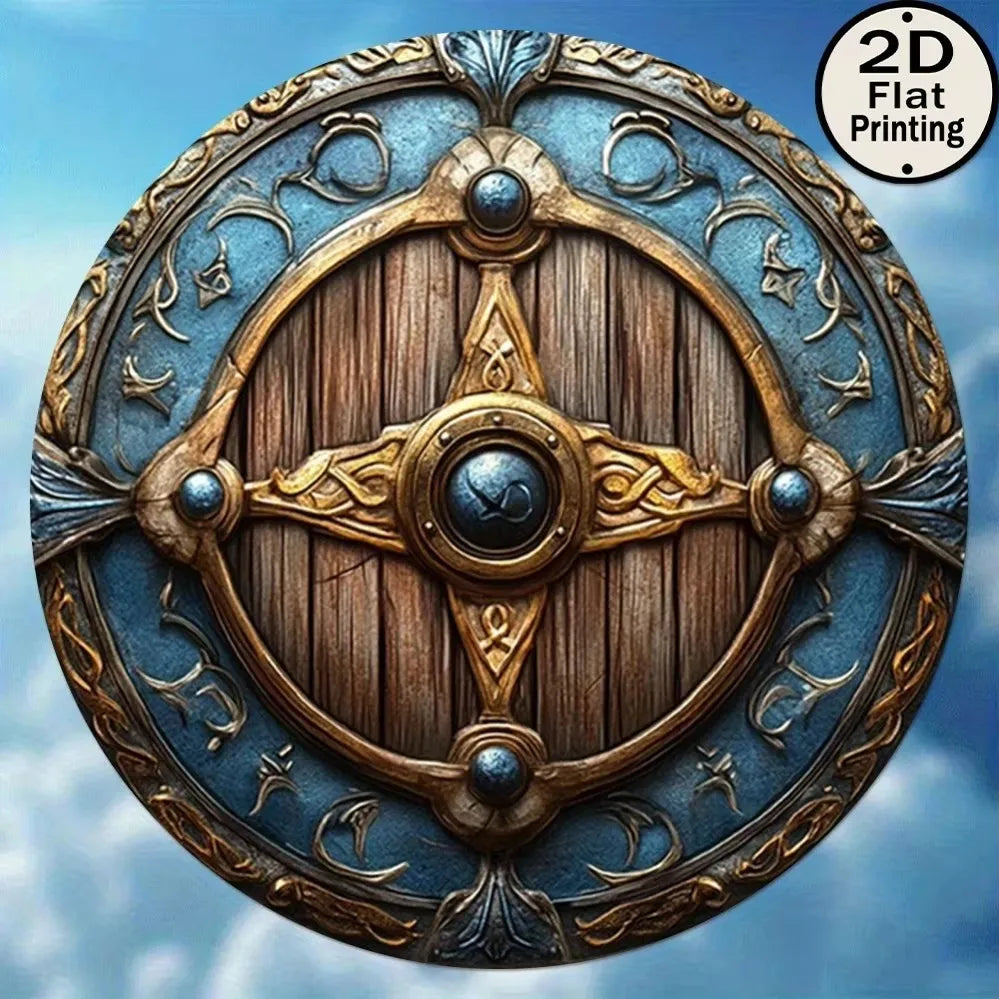 Tequila podávaná tu - Vintage okrúhly plechový nápis