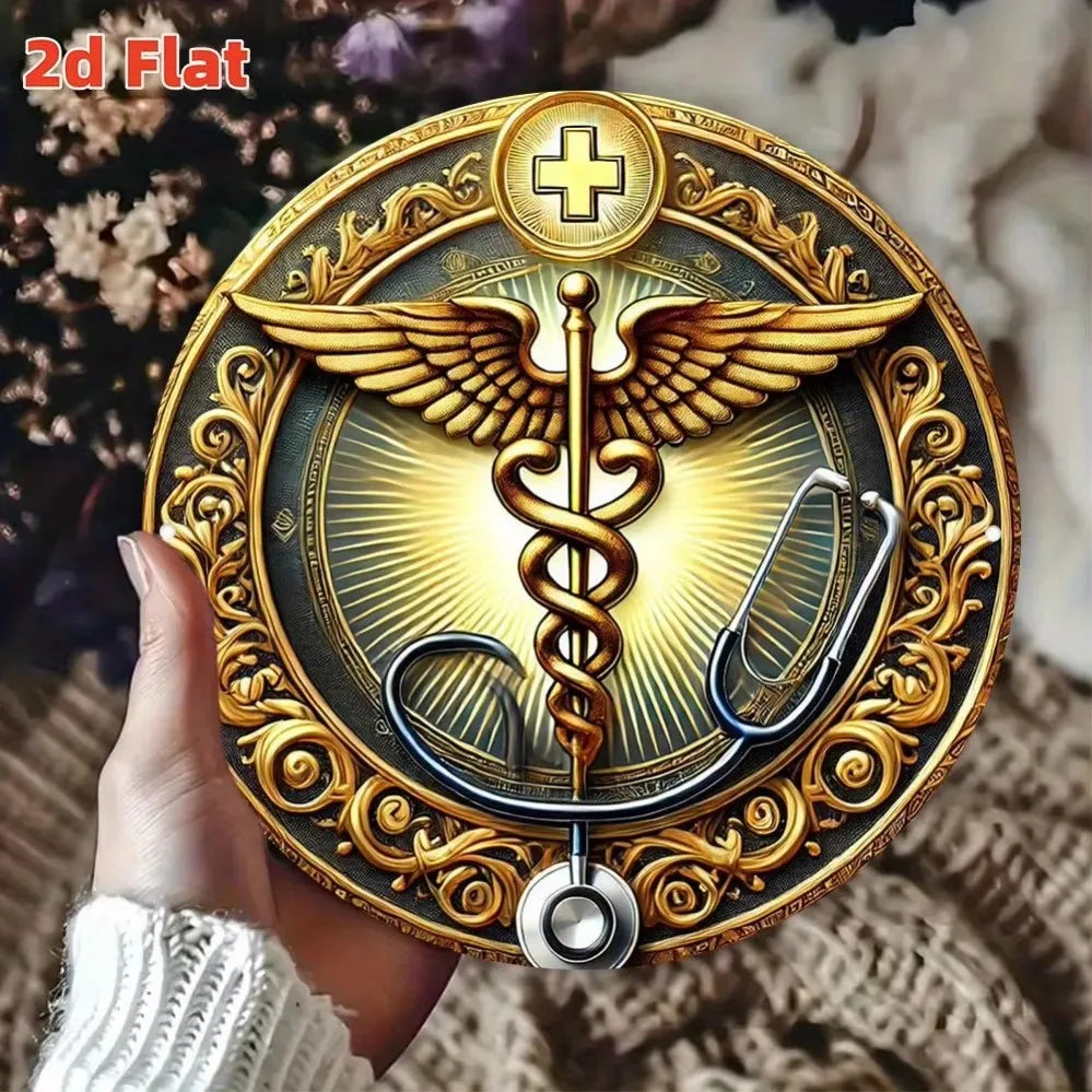 Tequila podávaná tu - Vintage okrúhly plechový nápis