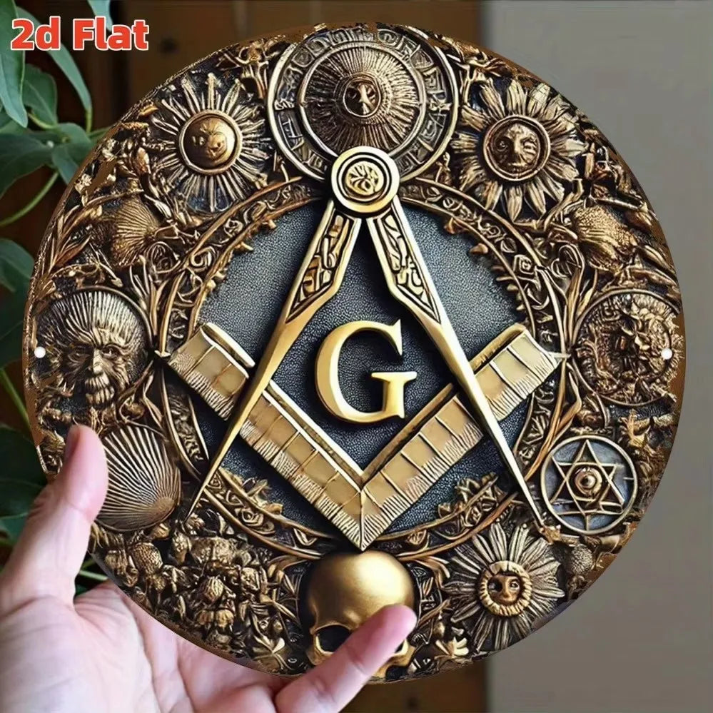 Tequila podávaná tu - Vintage okrúhly plechový nápis