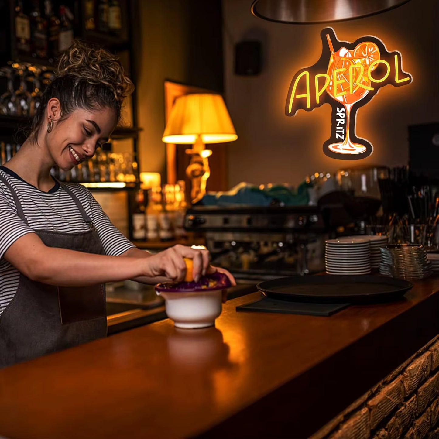 Enseigne Néon LED Aperol Spritz