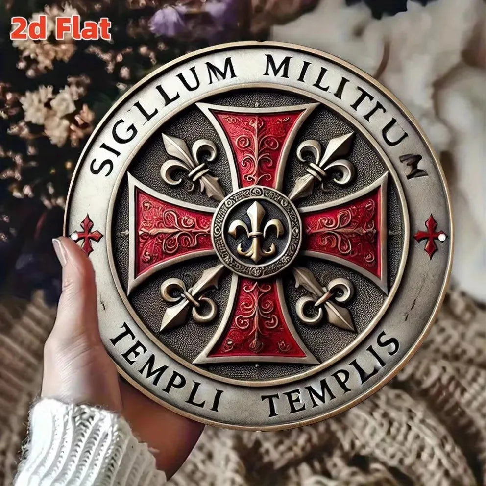 Tequila podávaná tu - Vintage okrúhly plechový nápis