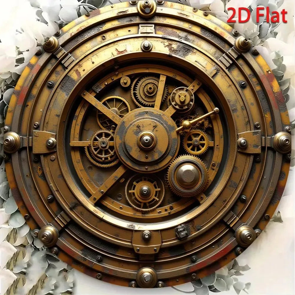 Tequila podávaná tu - Vintage okrúhly plechový nápis