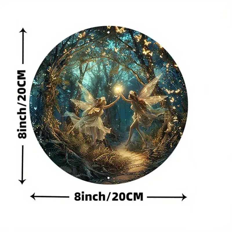 Tequila podávaná tu - Vintage okrúhly plechový nápis