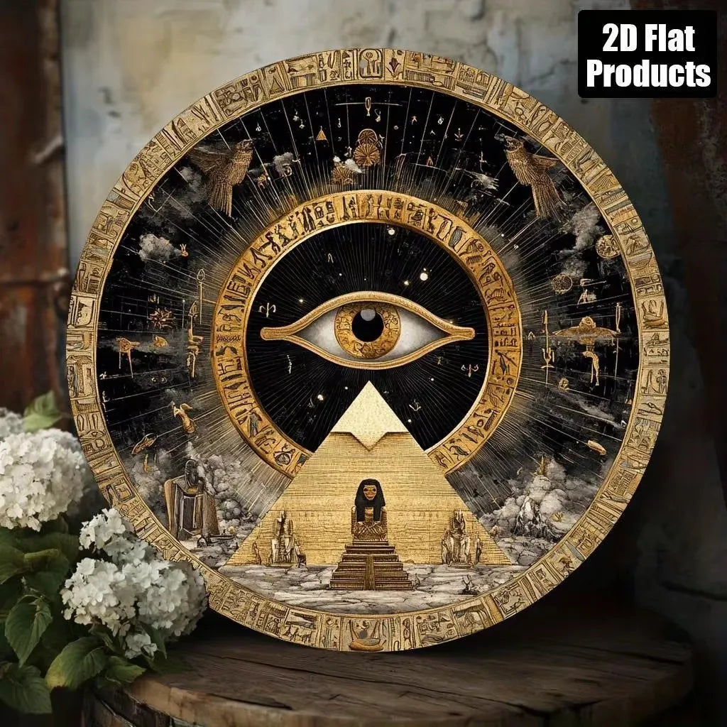 Tequila podávaná tu - Vintage okrúhly plechový nápis